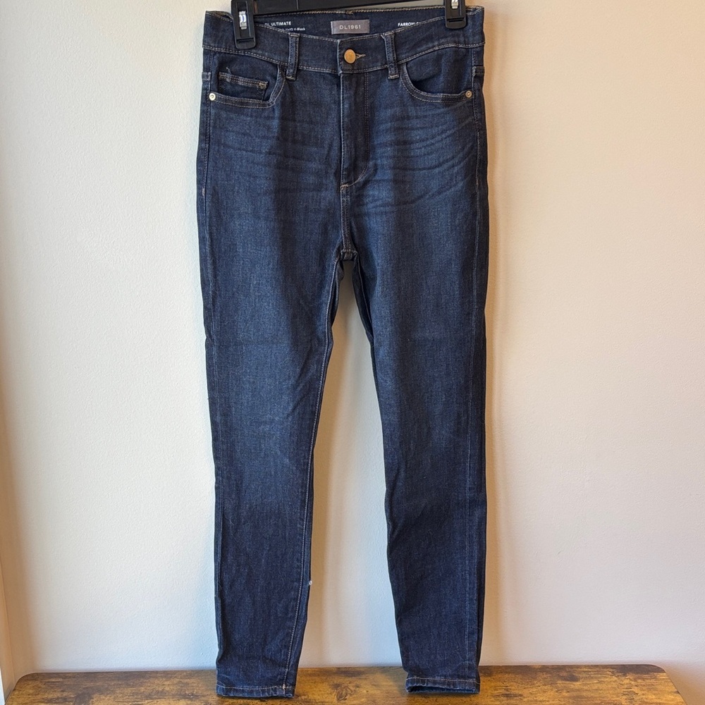 DL1961 Indigo Denim Pants Farrow Skinny